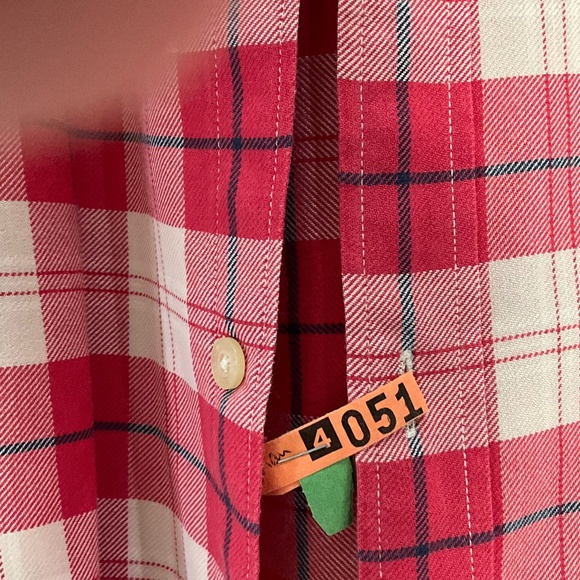 J.Crew cotton plaid shirt - size medium - Picture 5 of 5